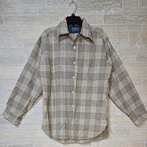 VTG Pendleton The Lodge 100% Virgin Wool  Shirt Jacket Plaid L  Made in USA